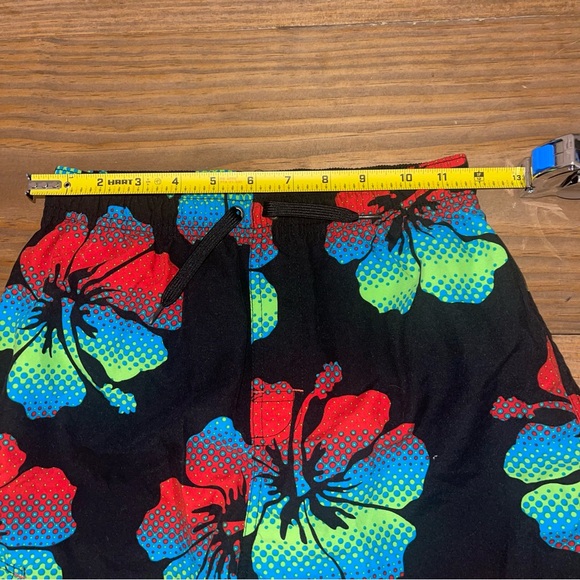 First Wave Boys Swim Trunks Board Shorts Size 14 Elastic Waist Drawstring Pocket - Picture 8 of 10